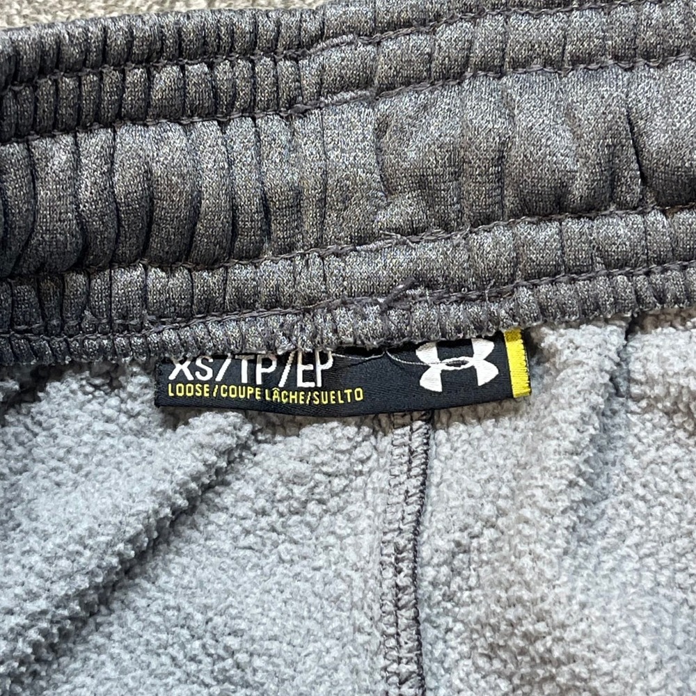 Under‎ Armour Women Gray Loose Fit Fleece Sweatpants Joggers Size XS TP EP - Picture 3 of 11